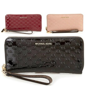 マイケルコース 長財布 レディース 財布 ブランド ストラップ ラウンドファスナー 本革 アウトレット Michael Kors
