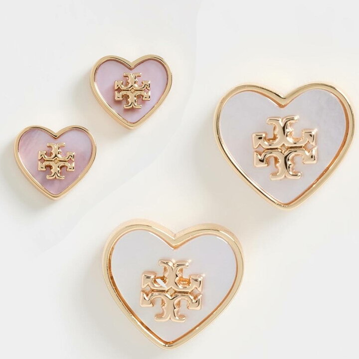 楽天市場】トリーバーチ ピアス ブランド ロゴ ハート 可愛い 18金 18k 