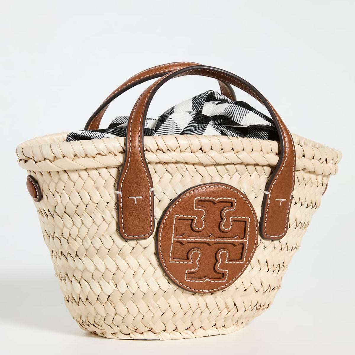 Tory Burch]トリーバーチストローマイクロバッグ カゴバッグ-