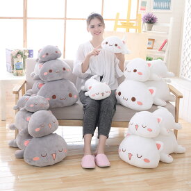 人気 ねこ 猫 ぬいぐるみ 手触り ふわふわ 可愛い 添い寝枕 枕 INS 抱き枕 柔らかい おもちゃ 人形 ぐるみ もちゃ 床ごこち ギフト プレゼント 癒し極上肌触り インテリア