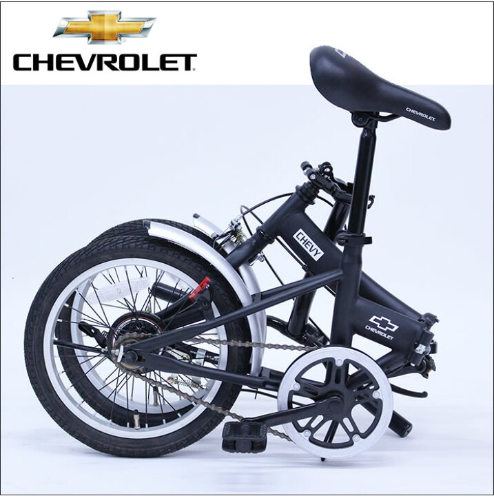 楽天市場】折りたたみ自転車 自転車 16インチ シボレー CHEVROLET 