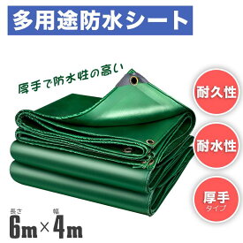 大型防水シート6M×4M ビニールシート 超厚手 防水仕樣ラック 荷台シート PVC帆布 トラックシート 日焼け防止 四角加固 豪雨対策 ガーデニング用品 園芸 強力な防水タープ