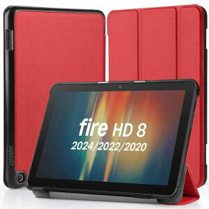 Hianjoo Fire HD 8 �Ή� �P�[�X (2024/2020/2022�N���� ��12/10����p) �^�u���b�g�P�[�X Fire HD 8/8 Plus �Ή� �J�o�[ 8�C���` �X�^���h�@�\�t�� �I�[�g�X���[�v�@�\ �S�ʕی�P�[�X �ϏՌ� �C�菝