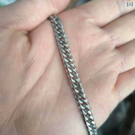 ハワイアン ブレスレット メンズ 14 mmの 幅広 メンズ ネックレス ヒップ ホップ シルバー ステンレス スチール チタン ダブルバックル ジュエリー バックル キューバ チェーンは 色褪せません