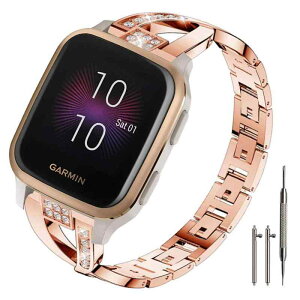 Sankel Garmin Venu Sq �o���h ���f�B�[�X ���^�� �����p�`�F�[�� �L���L�� �u���X���b�g �X�g���b�v ���X�g�o���h Garmin Venu/Venu Sq Music�AVivoactive 3�AVivomove HR�AGarmin