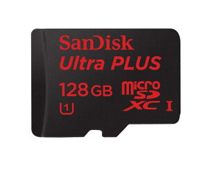 �T���f�B�X�N �E���g�� �v���X microSDXC UHS-I �J�[�h 128GB