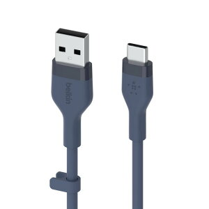 Belkin USB-A to USB-C �V���R���P�[�u�� iPad mini/iPad Pro/iPad Air/Galaxy/Android�X�}�[�g�t�H���Ή� ���ϋv USB-IF�F�� 1M �u���b�N BOOST CHARGE��Flex CAB00