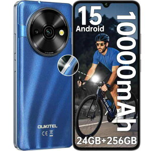 OUKITEL C59 Pro �X�}�[�g�t�H�� �{�� SIM�t���[ 2025 24GB RAM+256GB ROM 1TB�g���\ Android 15 �X�}�z 6.88�C���` HD+ 90Hz��SIM�t���[ �X�}�z �{��