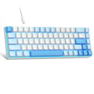 MageGee MK-Box �u���b�N�O���[ 68�L�[ ���J�j�J���L�[�{�[�h