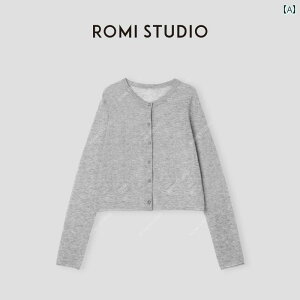 ���f�B�[�X �J�[�f�B�K�� �j�b�g ROMISTUDIO �����N�[�[�V���� �m�[�e�B�X �V�[ �E�[�� �ׂ� ���� ���E���h�l�b�N�j�b�g�J�[�f�B�K�� �}���` �J���[ �A�E�^�[�E�F�A