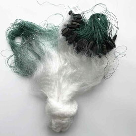 釣り メッシュ ネット 淮 宇 1本 指 15本 3 層 フローティング ネット 食事 魚 白 ストライプ フィッシングネット 流し 網 小型 ジャケット