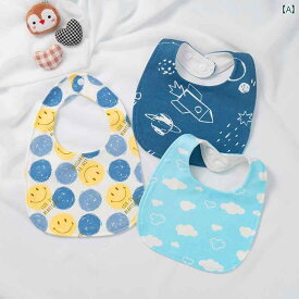 赤ちゃん用 食事用 よだれかけ 新生児用 U 字型 よだれかけ 綿 防水 男の子と 女の子用 秋冬用 スカーフ