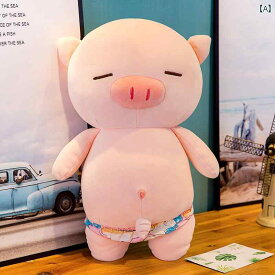 豚のぬいぐるみ 豚の 人形 子供用 ぬいぐるみ 水泳 パンツ おもしろ ビーチ 女性用 誕生日 プレゼント