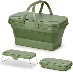 Percy�fs Caravan �\���L�����v ���[ �e�[�u���t�� �X�}�z���J�b�v�z���_�[�t�� �܂肽���� �A�E�g�h�A �R���p�N�g 20L �y�� �o�P�c �􂢉� �ނ�p�o�P�c �|���p�i ����p�i ���