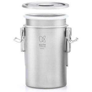 KEITH �`�^�� �N�b�J�[ 900ml �y�� ���@�\���ъ� �H��@�Ή� �|�[�^�u���L�����v�� ��d��\�� ���ΑΉ� �A�E�g�h�A��iTi6300�j [���s�A���i]