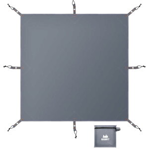 DANOFY �O�����h�V�[�g �h�� �e���g�V�[�g - ���� 210D���n �ϐ��� 3000mm ���W���[�V�[�g �y�� �R���p�N�g ���[�ܕt�� �L�����v �A�E�g�h�A �o�R �s�N�j�b�N �}�b�g �O���C