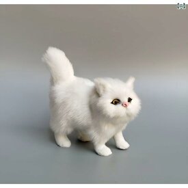 猫 置物 リアル フィギュア グレー 小猫 花柄 ペルシャ猫 玩具 インテリア 飾り ディスプレイ 模型 ぬいぐるみ かわいい 動物 フィギュア 子供用 部屋飾り