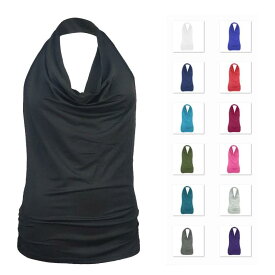ノースリーブ トップス レディース ゆったり 大きいサイズ 体型カバー 無地 プルオーバー タンクトップ Tシャツ インナー 重ね着 着痩せ 伸縮性 接触冷感 再生繊維 シンプル カジュアル 普段着 通勤用 アウトドア 肌見せ バックオープン セクシー