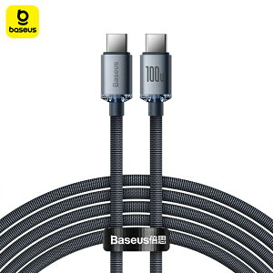 Baseus USB Type C P[u 100W/5A }[d USB C to C P[u 2M/PDΉ/ϋviC MacBook ProAiPad mini 6AHuawei MatebookAiPad Pro/AirAPixelXperiaASonyAGalaxyType C@Ή