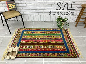 �y���������z�n���h���C�h ���O �C���h SAL 84cmx128cm �O���[�� �C�G���[ �}���`�J���[ �{�[�_�[ �X�g���C�v �I���G���^�� ���O �J�[�y�b�g �}�b�g �O�~ �E�[��100% ���i�� ������� ���փ}�b�g 