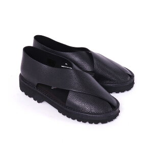 Jacques Soloviere DECO SANDAL BLACK GRAINED LEATHER JACK SOLOVIER WbNE\BG[ fRT_