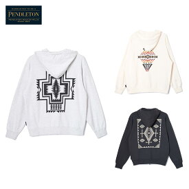 PENDLETON ペンドルトン L/S Back Print Zip Up Hoodie バックプリントジップアップフーディー ロングスリーブ 長袖 全3色