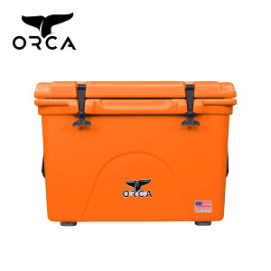 ORCA �I���J ORCA Coolers 58 Quart �N�[���[�Y 58 �N�H�[�g ORCBZO058 �u���C�Y �I�����W �L�����v �X�|�[�c �A�E�g�h�A �ނ� �N�[���[ �{�b�N�X �ۗ�