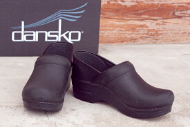 DANSKO PROFESSIONAL Oiled Leather Black ダンスコ　プロフェッショナル オイルド ブラック クロッグ 定番正規品