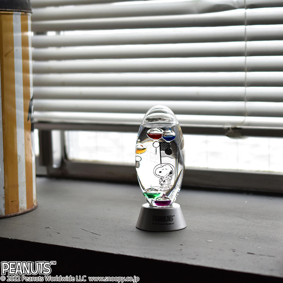 楽天市場】【PEANUTS】スヌーピー ガラスフロート温度計 アストロ