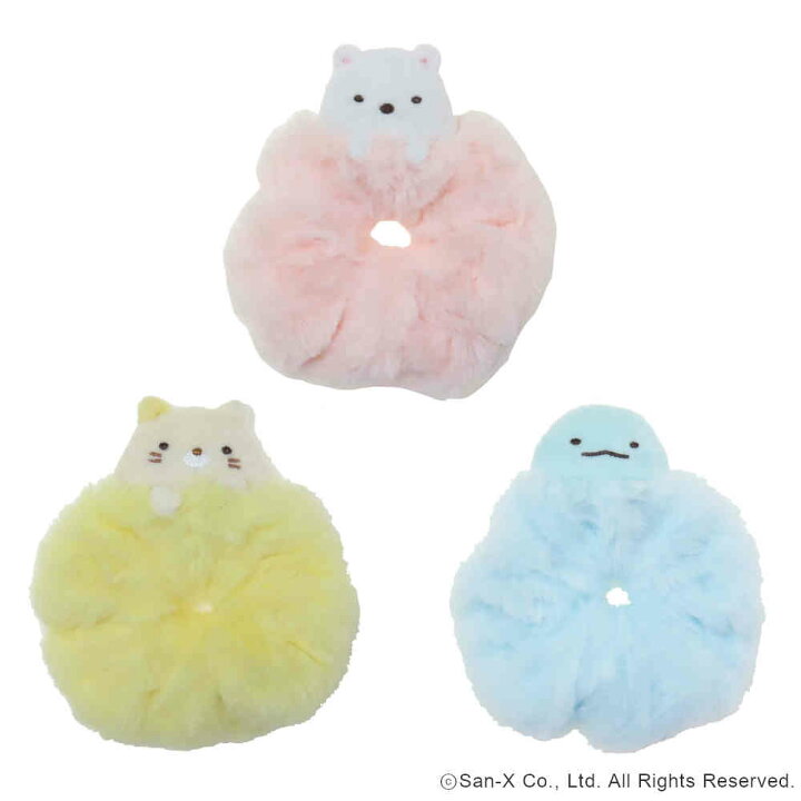 楽天市場】すみっコぐらし（sumikko gurashi） ひょっこりシュシュ 