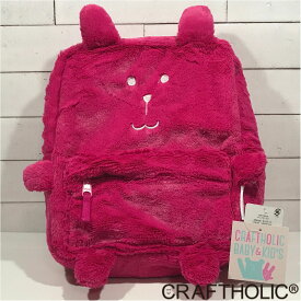 クラフトホリック baby & kids バックパック（DK.PINK RAB）CRAFTHOLIC