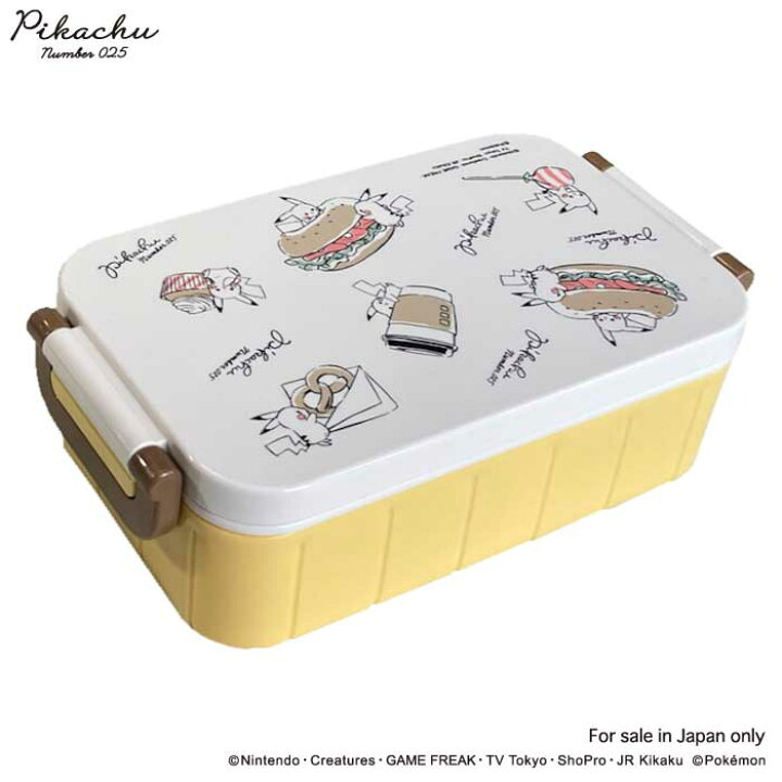 楽天市場 ピカチュウ ランチコレクション 1段ランチボックス 箸付き Pikachu Number025 カミオジャパン Kamiojapan らぴす かわいい 使える雑貨