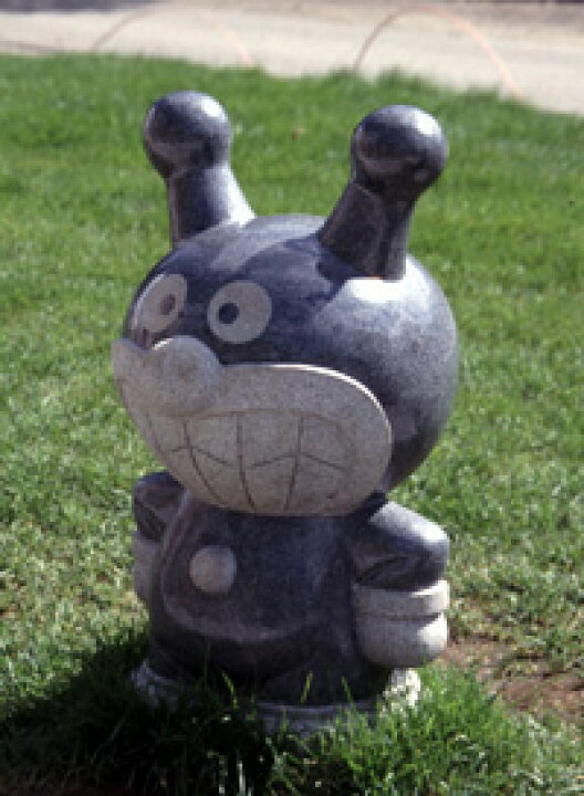 彫刻 アンパンマン 置物 TAKAO アンパンマンとドキンちゃん スタチュー 