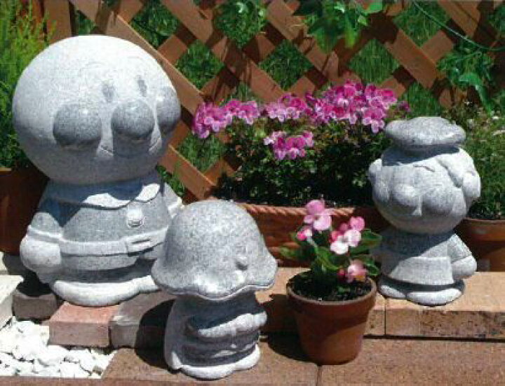 楽天市場】アンパンマン スタチュー 石像 置物 ばいきんまん ドキン  