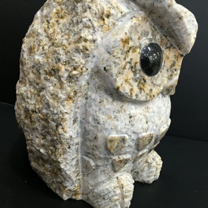 楽天市場】ふくろう 置物 石像 16cm ふくろうグッズ 玄関飾り フクロウ 