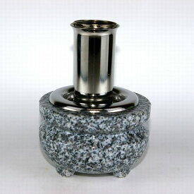 2点セット 線香立て 香炉鉢 ステンレス 青御影石 セット お墓のリフォーム お掃除ラクラク 簡単 線香立 石 送料無料 お盆 お彼岸 彼岸