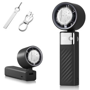UPF �n���f�B�t�@�� �g�ѐ�@ ���� �莝����@ 1�`199���i�K���ʒ��� ���^ 5400mAh��e�� �n���f�B��@ Type-C�[�d�� LED�f�B�X�v���C �c�ʕ\�� ����@ �y�� �É� �����ԉғ� �����^�т�