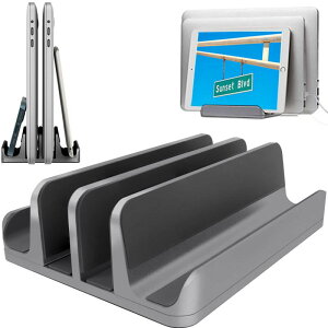 MacBook �X�^���h �c�u�� �m�[�g�p�\�R���X�^���h �A���~�� �y�������\�E2�䓯�����[�z��p �ȃX�y�[�X MacBook Pro/Air Surface�Ή� ����~�ߕt�� Geecol
