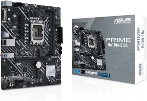 H610M-E D4 intel ��14�E13�E12���� CPU�Ή� LGA1700 H610 ���� DDR4 mATX �}�U�[�{�[�h [���s�A���i]