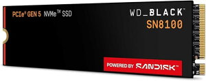 BLACK ����SSD 1TB NVMe PCIe Gen5 x4 (�ǎ�� �ő� 14,900MB/s ������ �ő� 11,000MB/s) M.2 2280 �Q�[�~���OPC [���s�A���i]