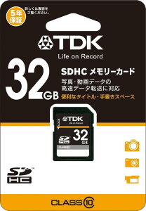 TDK SDHC�J�[�h 32GB Class10 () T-SDHC32GB10