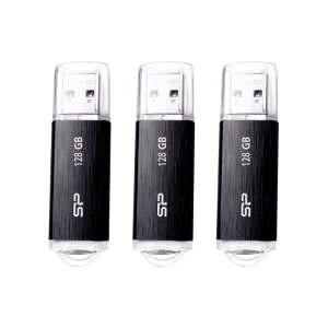 Silicon Power �V���R���p���[ 3�p�b�N 128GB USB������ USB3.1/USB3.0 Blaze B02