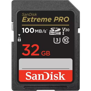 �y32GB�z SanDisk �T���f�B�X�N Extreme Pro SDHC UHS-I U3 V30�Ή� R:95MB/s �C�O���e�[�� SDSDXXG-032G-GN4IN [���s�A���i]