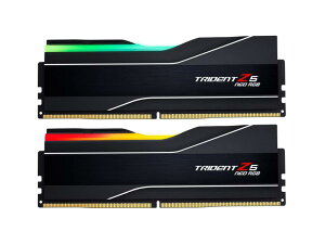 G.Skill DDR5������ DDR5-6400 32GBKit�i16GB×2���g�j OVERCLOCK WORKS�w�����T�X�e�b�J�[�t�� Trident Z5 Neo RGB F5-6400J3039G16GX2-TZ5NR