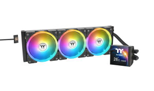 Thermaltake MAGFloe 420 Ultra Black All-In-One Liquid Cooler System �I�[���C������ 420mm ����CPU�N�[���[