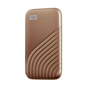 WD �|�[�^�u��SSD 500GB �S�[���h USB3.2 Gen2 My Passport SSD �ő�ǎ��1050 MB/�b �O�t��SSD / WDBAGF5000AGD-WESN