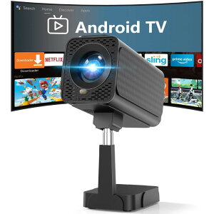 �y2026�ŐVAndroid TV �����ړd���t�H�[�J�X��������`�␳�z25000LM �v���W�F�N�^�[ �V�䓊�e �L�k���X�^���h�t�� �t��HD1080P 4K�Ή� �v���W�F�N�^�[ �ƒ�p ���P�x �Z�������e �y�� �X�}�z/�p�\