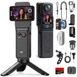 A SJCAM C400 �A�N�V�����J���� 4K 7���ԘA���^�� 6?��u���␳ 2.29�C���`�^�b�`�p�l�� 30M�h�� �E�F�A���u���J���� ���C�}�E���g�t�� WiFi