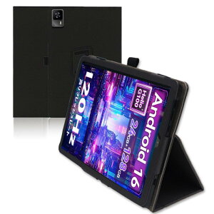 For Headwolf Fpad6 SE �P�[�X 8.7�C���` �X�^���h �@�\ �p�x���� �㎿PU���U�[ �L�Y�h�~ �y�� �^�u���b�g �J�o�[ �S�ʕی� �^�u���b�g�p�A�N�Z�T���[ Mosasa ��p �X�}�[�g�J�o�[ �i�u���b�N�j