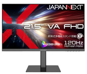 JAPANNEXT 21.5�C���` VA�p�l������ �t��HD(1920×1080)�𑜓x �t�����j�^�[ JN-215V120F-HSPC6 HDMI DP USB-C(�ő�65W���d) sRGB:99% HDR �������� �s�{�b�g(�c��])�Ή� �y�z
